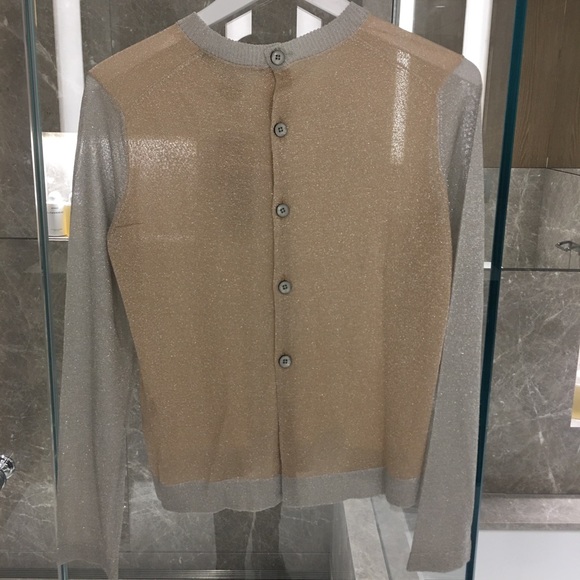 NWT Marc by Marc Jacobs Sheer Metallic Sweater - Picture 2 of 6